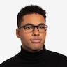 Oakley Chamfer Satin Black PlasticEyeglass Frames for Men from EyeBuyDirect