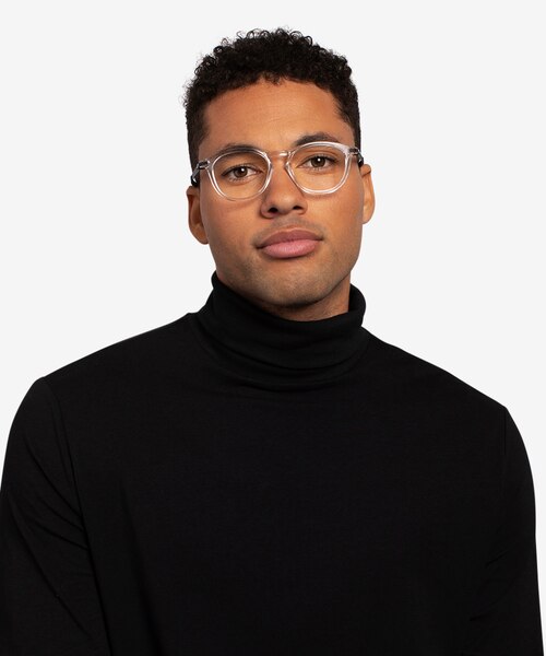 Oakley Pitchman R Clear PlasticEyeglass Frames for Men from EyeBuyDirect