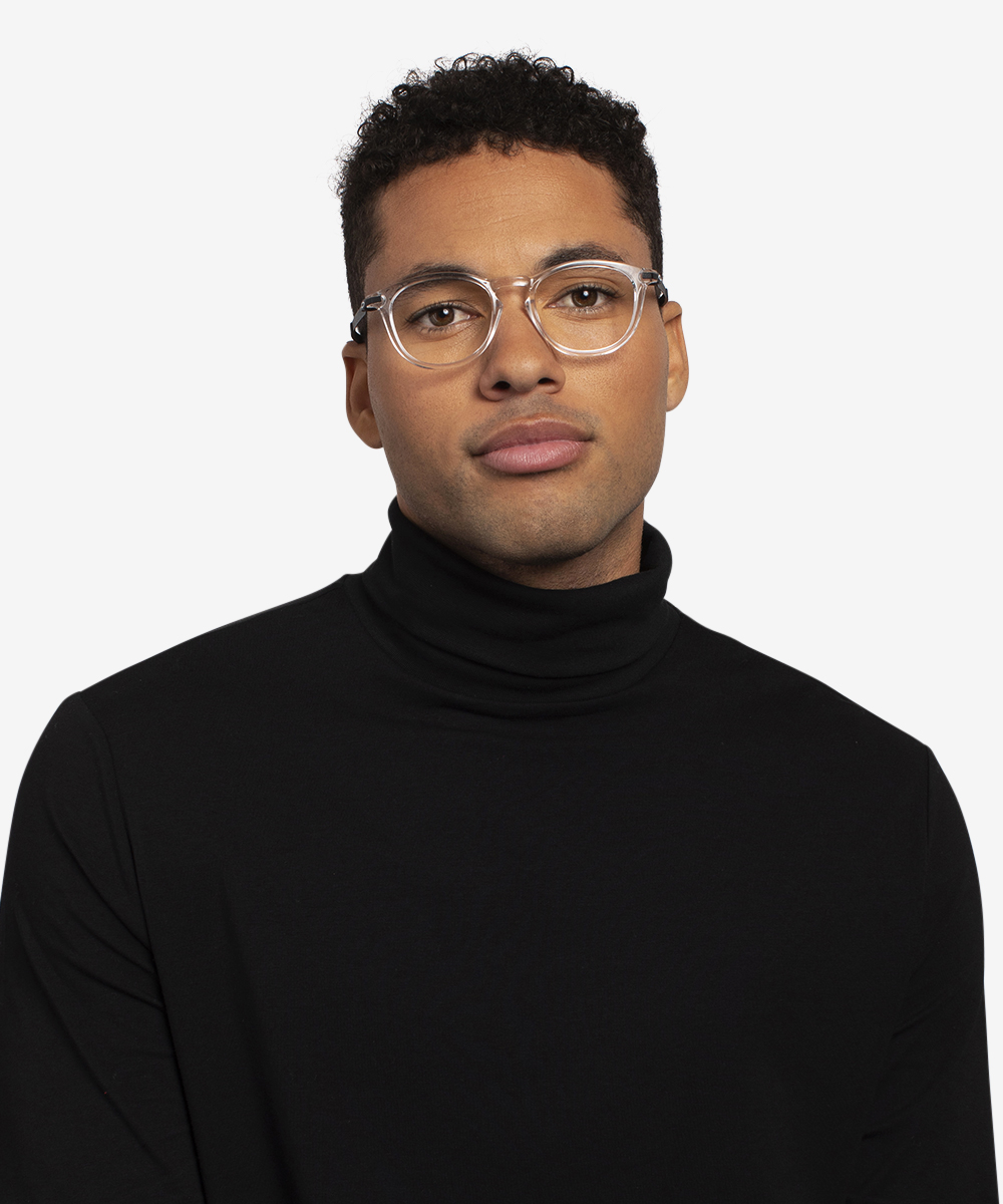 Oakley Pitchman R Round Clear Frame Glasses For Men Eyebuydirect Canada