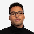 Oakley Metalink Satin Black PlasticEyeglass Frames for Men from EyeBuyDirect