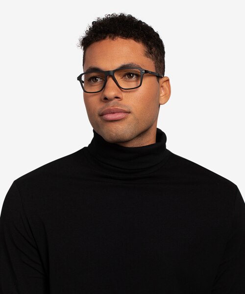 Oakley Wheel House Satin Black PlastiqueMontures de lunettes de vue pour Hommes d'EyeBuyDirect