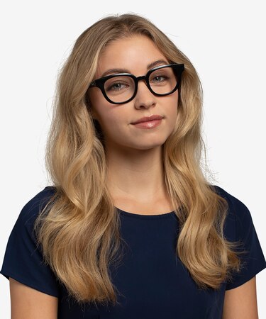 Black Ray-Ban RB4324V -  Lightweight Plastic Eyeglasses