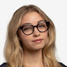 Ray-Ban RB4324V Black PlasticEyeglass Frames for Women from EyeBuyDirect
