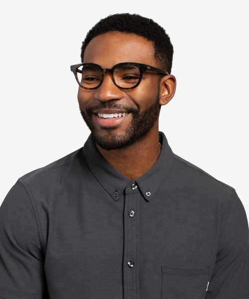 Ray-Ban RB4324V Tortoise PlasticEyeglass Frames for Men from EyeBuyDirect