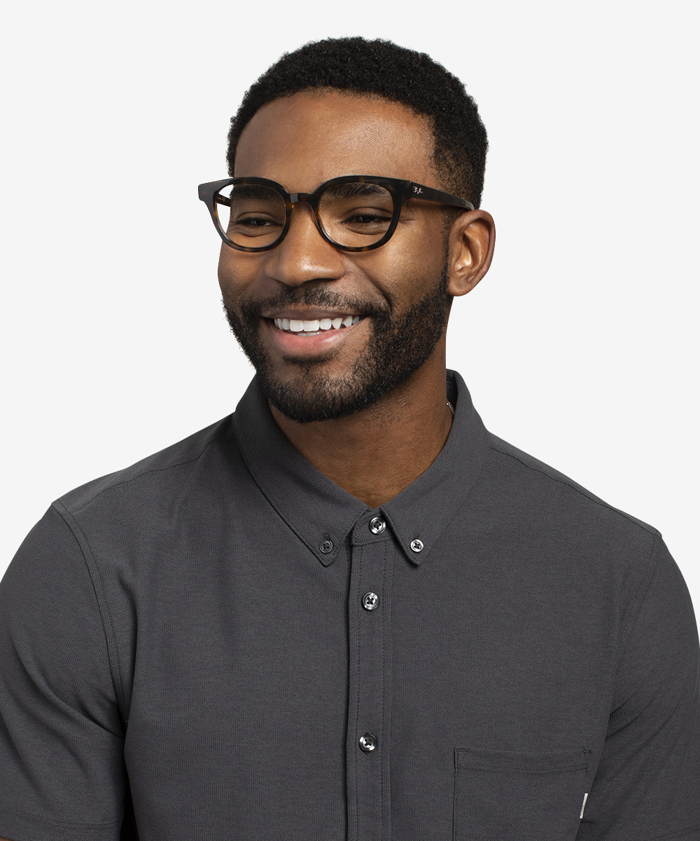 Ray-Ban RB4324V - Square Tortoise Frame Eyeglasses | Eyebuydirect Canada