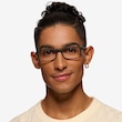 Ray-Ban RB7017 Black PlasticEyeglass Frames for Men from EyeBuyDirect