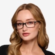Ray-Ban RB7017 Black PlasticEyeglass Frames for Women from EyeBuyDirect