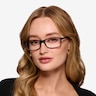 Ray-Ban RB7017 Black PlasticEyeglass Frames for Women from EyeBuyDirect