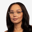 Ray-Ban RB7046 Clear Blue PlasticEyeglass Frames for Women from EyeBuyDirect
