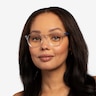 Ray-Ban RB7046 Clear Blue PlasticEyeglass Frames for Women from EyeBuyDirect