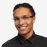 Ray-Ban RB7066 Clear Black PlasticEyeglass Frames for Men from EyeBuyDirect