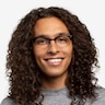 Ray-Ban Clubmaster Oval Black Striped AcetateEyeglass Frames for Men from EyeBuyDirect