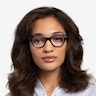 Ray-Ban RB0880 Blue Striped AcetateEyeglass Frames for Women from EyeBuyDirect