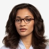 Ray-Ban RB5393 Leonard Brown Striped AcetateEyeglass Frames for Women from EyeBuyDirect