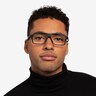 Oakley Bevel Black & Blue PlasticEyeglass Frames for Men from EyeBuyDirect
