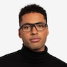 Oakley Bevel Black PlasticEyeglass Frames for Men from EyeBuyDirect