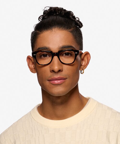 Ray-Ban RB5486 Tortoise AcetateEyeglass Frames for Men from EyeBuyDirect