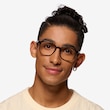 Ray-Ban RB7185 Tortoise PlasticEyeglass Frames for Men from EyeBuyDirect