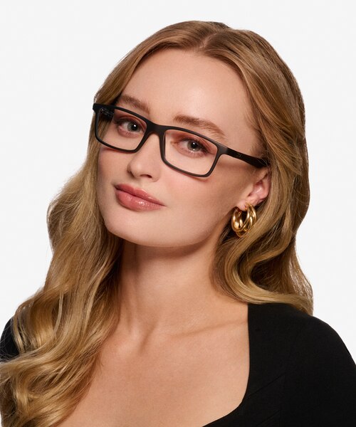 Ray-Ban RB8901 Black PlasticEyeglass Frames for Women from EyeBuyDirect