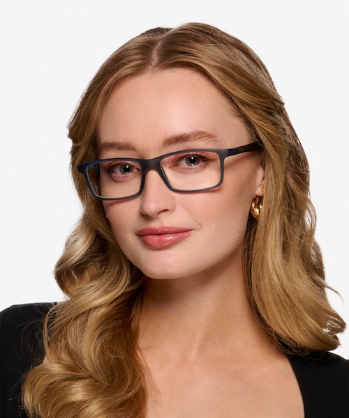 Ray-Ban RB8901 Blue PlasticEyeglass Frames for Women from EyeBuyDirect