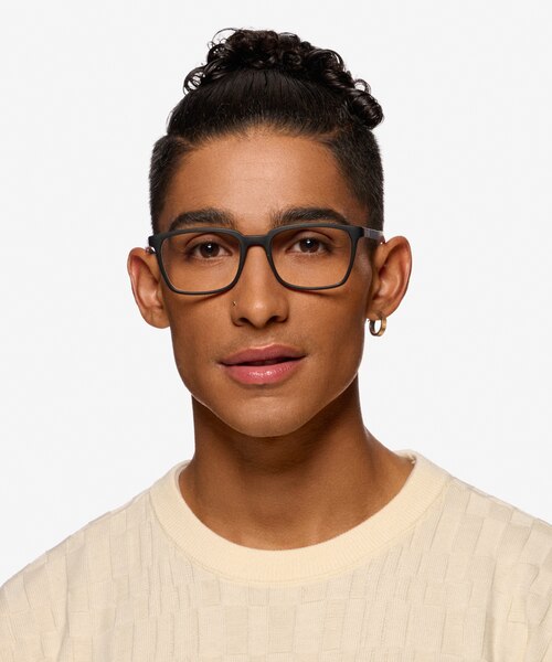 Ray-Ban RB8906 Matte Black PlasticEyeglass Frames for Men from EyeBuyDirect