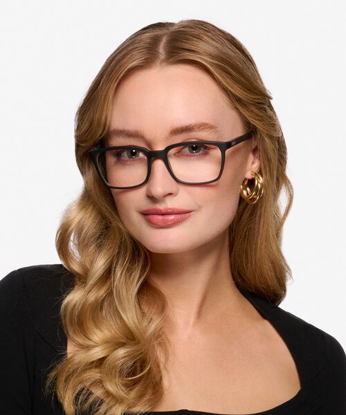 Ray-Ban RB8906 Matte Black PlasticEyeglass Frames for Women from EyeBuyDirect