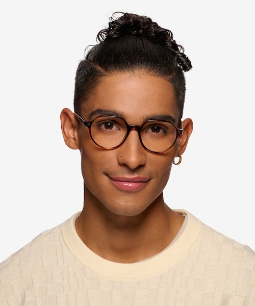 Ray-Ban RB5395 Thalia Striped AcetateEyeglass Frames for Men from EyeBuyDirect