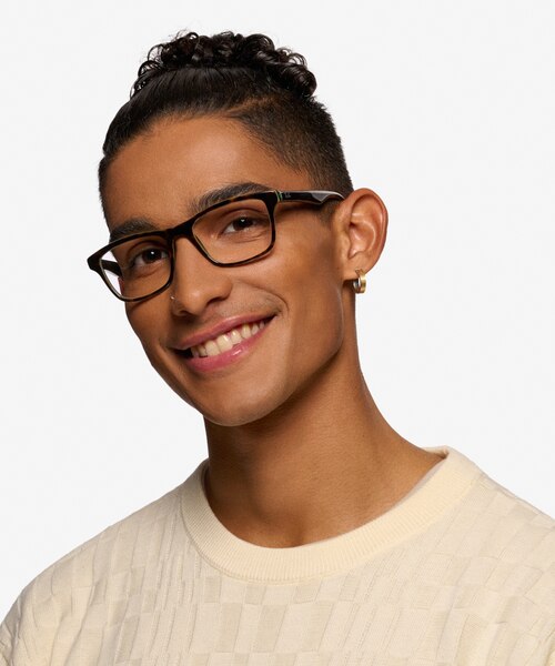 Ray-Ban RB5279 Tortoise Green AcetateEyeglass Frames for Men from EyeBuyDirect