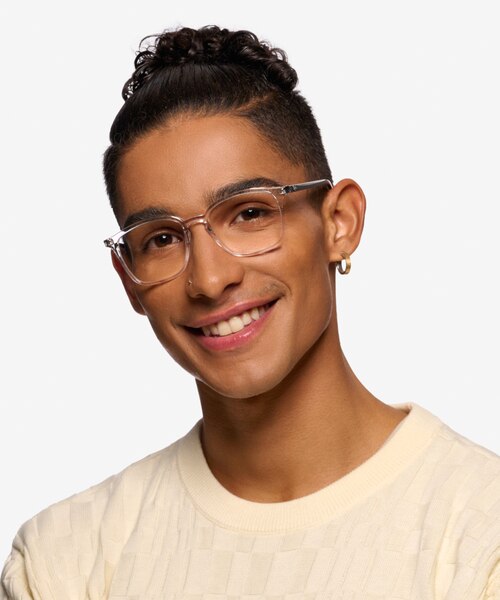Ray-Ban RB7185 Transparent PlasticEyeglass Frames for Men from EyeBuyDirect
