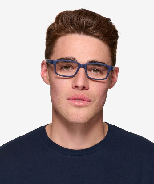 ARNETTE Bixiga Matte Blue PlasticEyeglass Frames for Men from EyeBuyDirect