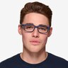 ARNETTE Bixiga Matte Blue PlasticEyeglass Frames for Men from EyeBuyDirect