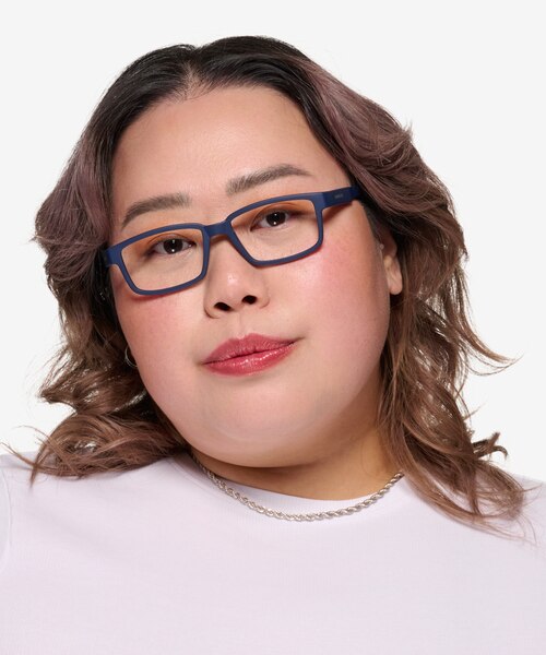 ARNETTE Bixiga Matte Blue PlasticEyeglass Frames for Women from EyeBuyDirect