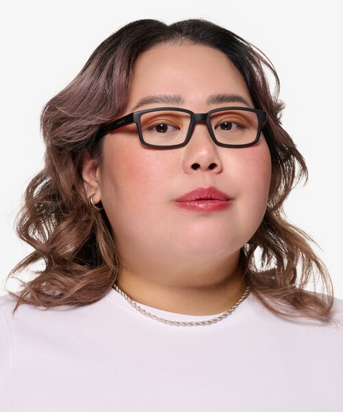 ARNETTE Bixiga Matte Black PlasticEyeglass Frames for Women from EyeBuyDirect