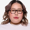 ARNETTE Bobby Shiny Black PlasticEyeglass Frames for Women from EyeBuyDirect