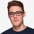 ARNETTE Leonardo Matte Black PlasticEyeglass Frames for Men from EyeBuyDirect