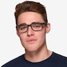ARNETTE Leonardo Matte Black PlasticEyeglass Frames for Men from EyeBuyDirect