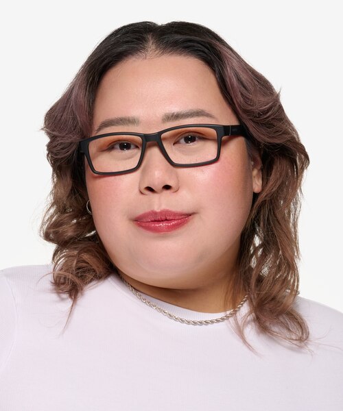 ARNETTE Leonardo Matte Black PlasticEyeglass Frames for Women from EyeBuyDirect