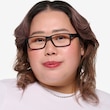 ARNETTE Leonardo Matte Black PlasticEyeglass Frames for Women from EyeBuyDirect
