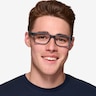 ARNETTE Leonardo Matte Blue PlasticEyeglass Frames for Men from EyeBuyDirect