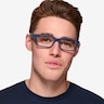 ARNETTE Bazz Matte Blue PlasticEyeglass Frames for Men from EyeBuyDirect