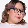 ARNETTE Spike Matte Blue PlasticEyeglass Frames for Women from EyeBuyDirect