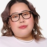 ARNETTE Spike Black PlasticEyeglass Frames for Women from EyeBuyDirect