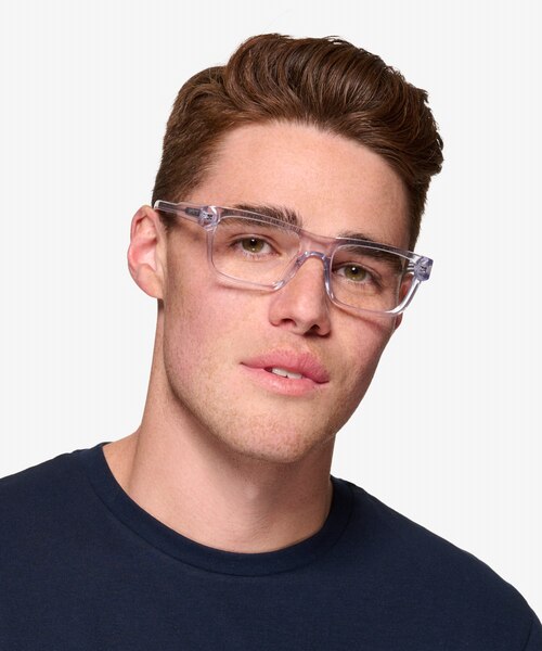ARNETTE Kokoro Shiny Transparent AcetateEyeglass Frames for Men from EyeBuyDirect