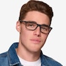 ARNETTE Dark Voyager Matte Black PlasticEyeglass Frames for Men from EyeBuyDirect