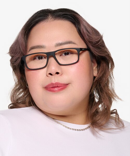 ARNETTE Dark Voyager Matte Black PlasticEyeglass Frames for Women from EyeBuyDirect