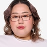 ARNETTE Dark Voyager Transparent Gray PlasticEyeglass Frames for Women from EyeBuyDirect