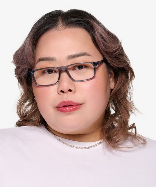 ARNETTE Dark Voyager Blue Jeans PlasticEyeglass Frames for Women from EyeBuyDirect