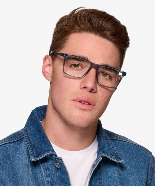 ARNETTE Brawler Blue Jeans PlasticEyeglass Frames for Men from EyeBuyDirect