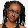 ARNETTE Big Bad Transparent Teal PlasticEyeglass Frames for Women from EyeBuyDirect