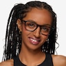 ARNETTE Roboto Black PlasticEyeglass Frames for Women from EyeBuyDirect